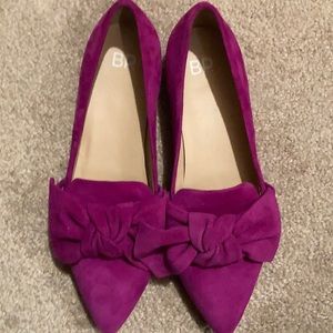 BP suede hot pink flats